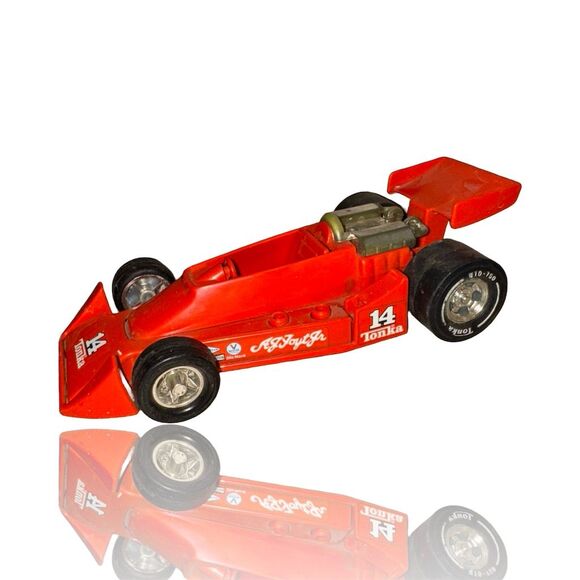 Vintage 1979 Tonka AJ Foyt Jr #14 Indy Diecast Race Car Red - Picture 1 of 6